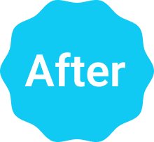 afterバッジ