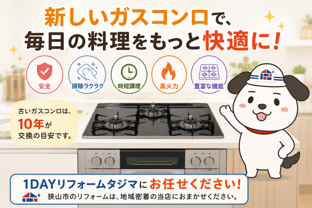 狭山市ガスコンロ